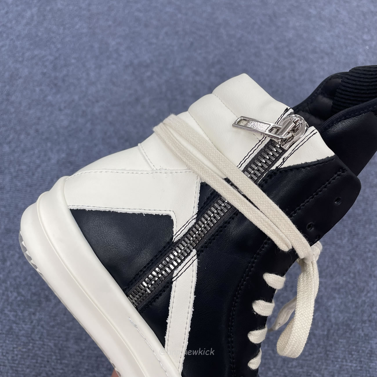 Rick Owens Phlegethon Geobasket Black Milk Ru21s6894 Lpo 91111 (3) - newkick.cc